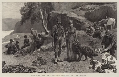 De twaalfde augustus, lunch op de heide